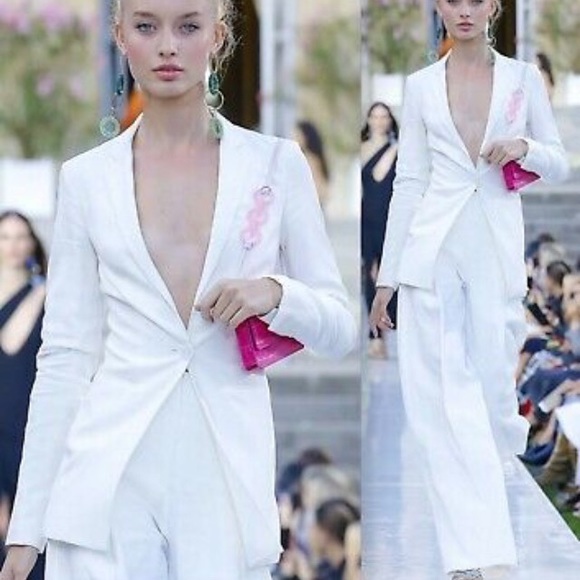 Jacquemus | Jackets \u0026 Coats | Jacquemus La Riviera Off White Linen Blazer  Size36 | Poshmark